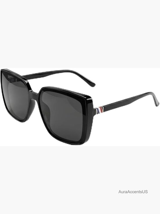 Oversized Square Sunglasses UV400 Protection Trendy Eyewear